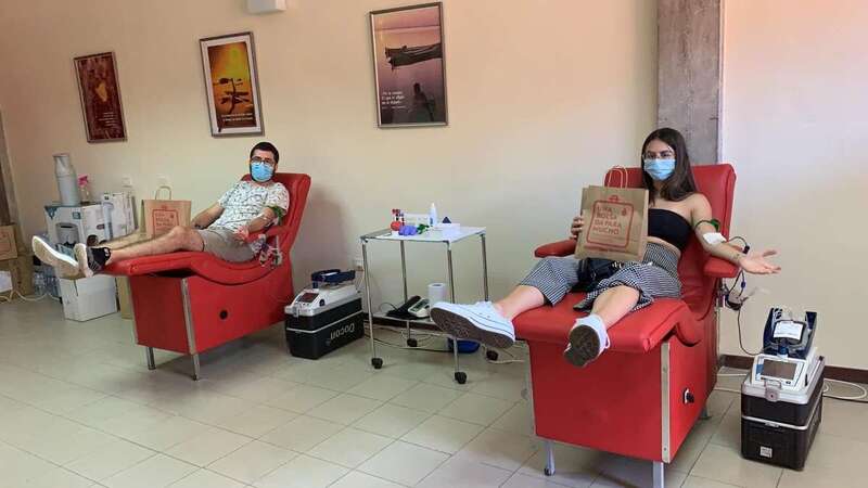 Donante de sangre/TA.